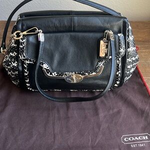 Coach Madison Madeline in Two Tone Python Embossed